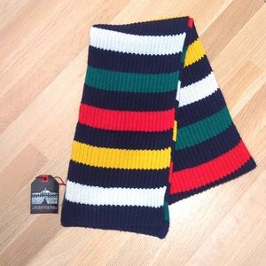 HBC  Silverlake Stripes Scarf | Classic Wool Canadian Hudsons Bay Company
